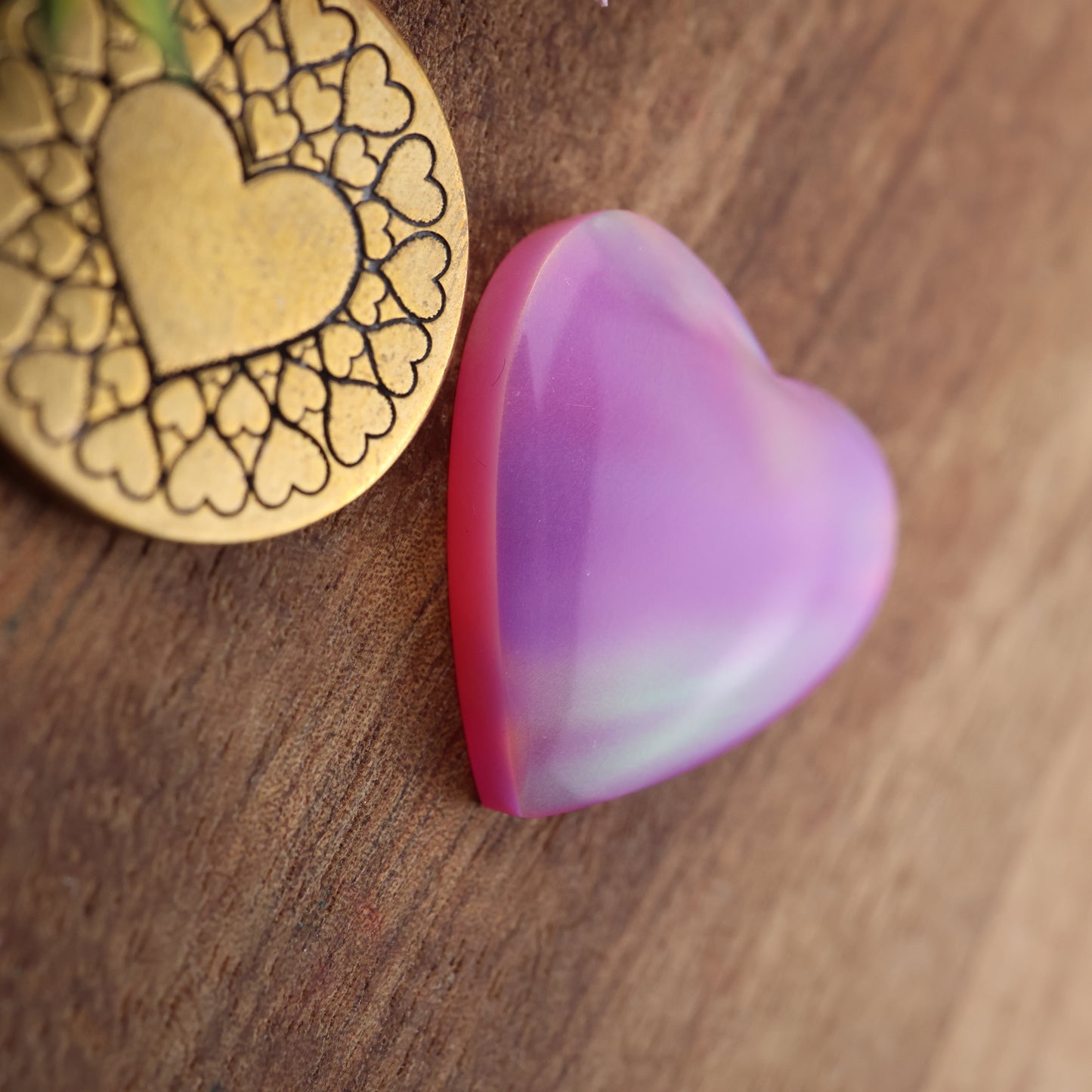 Aurora Opal Cabochon - approx. 22 x 22 x 4.3 mm