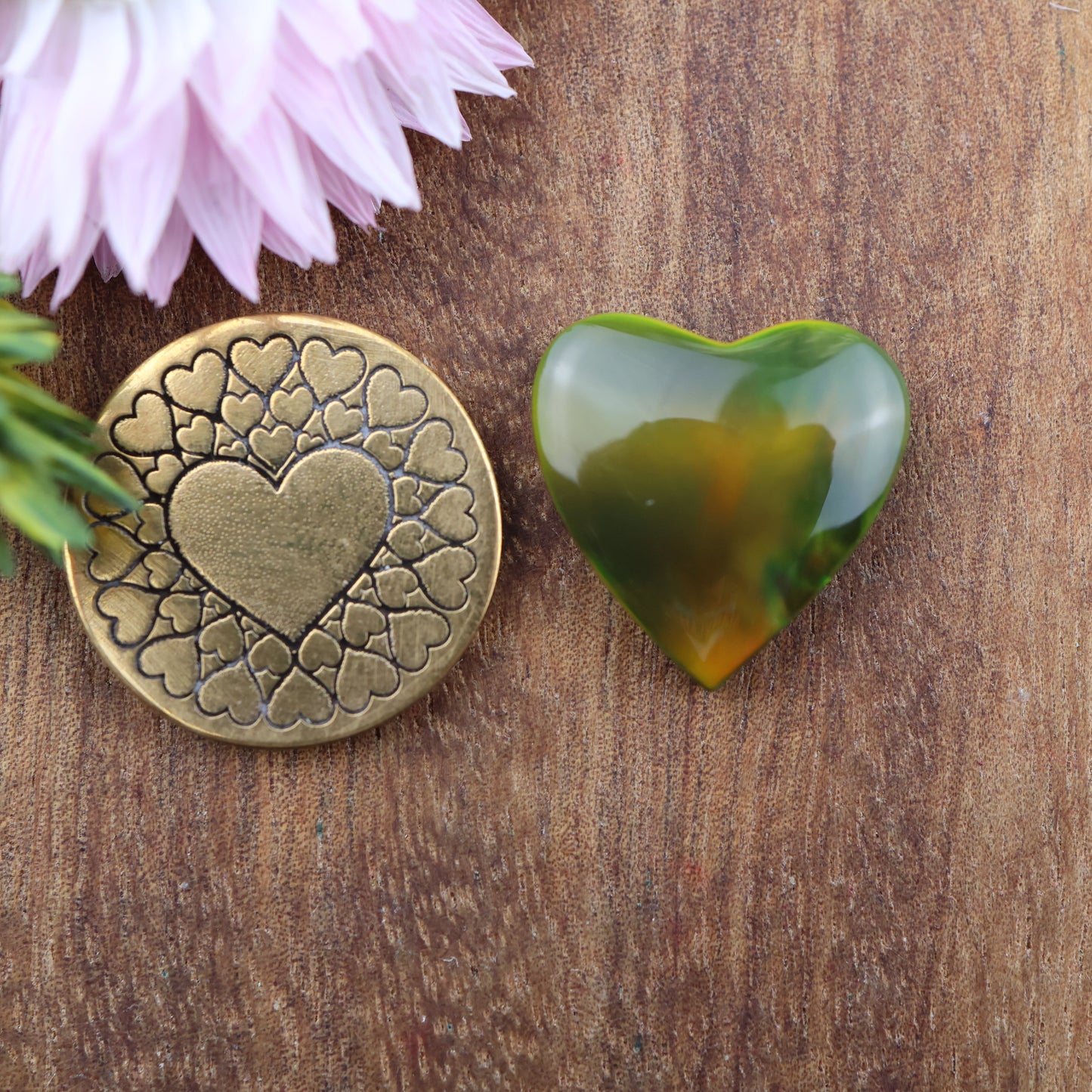 Aurora Opal Cabochon - approx. 17 x 17 x 4.7 mm