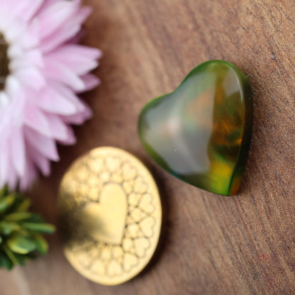 Aurora Opal Cabochon - approx. 17 x 17 x 4.7 mm