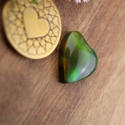 Aurora Opal Cabochon - approx. 17 x 17 x 4.7 mm