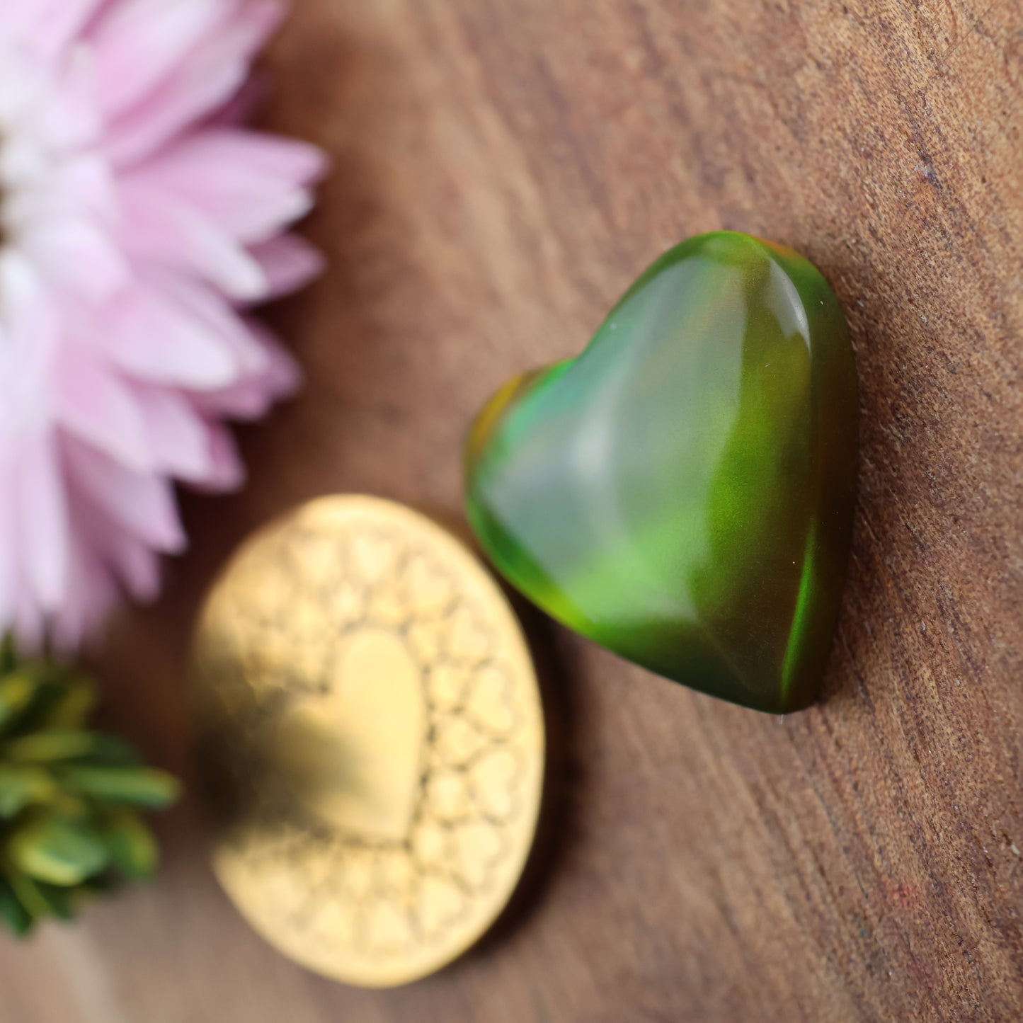 Aurora Opal Cabochon - approx. 16 x 17 x 4.6 mm