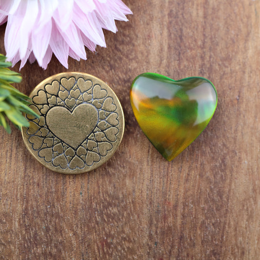 Aurora Opal Cabochon - approx. 17 x 17 x 4.5 mm