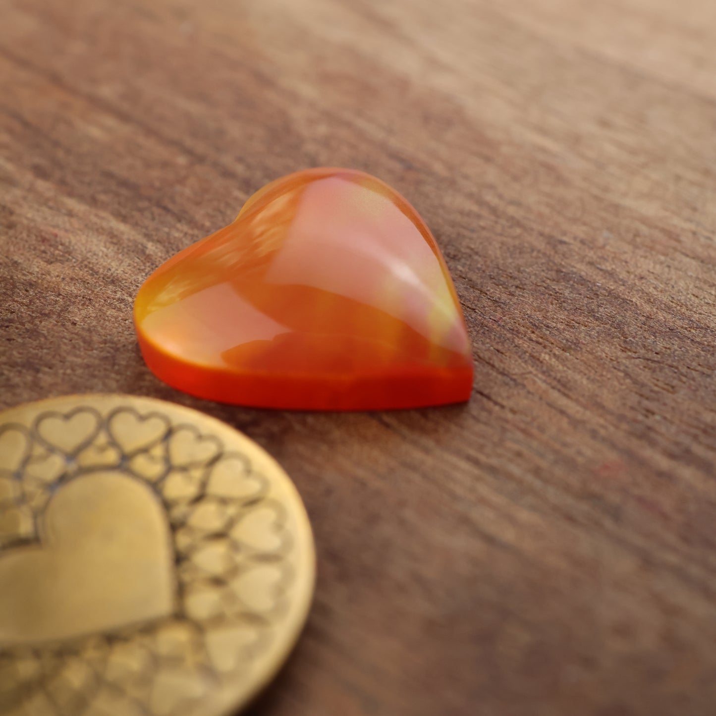 Aurora Opal Cabochon - approx. 17 x 17 x 4.5 mm