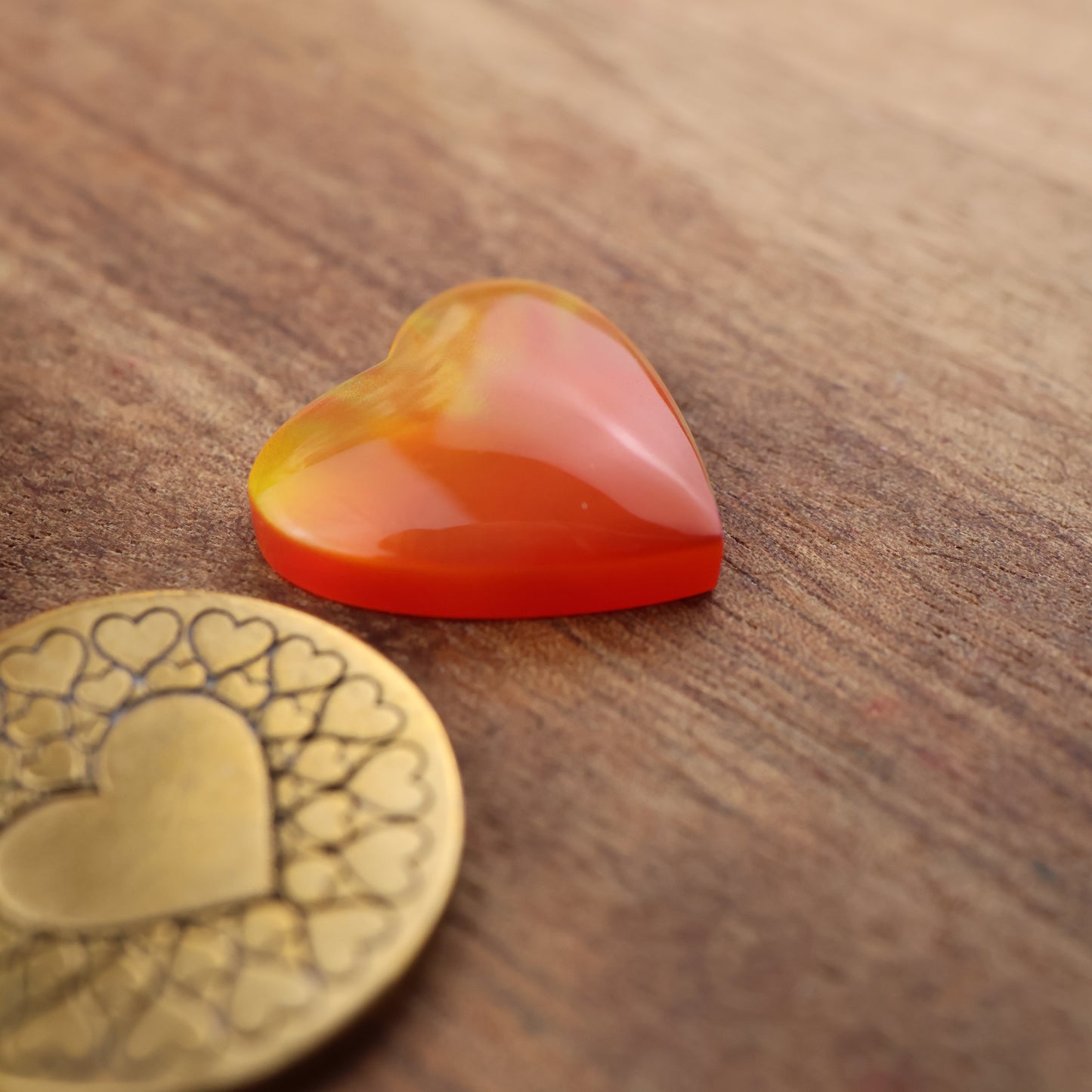 Aurora Opal Cabochon - approx. 17 x 17 x 4.7 mm