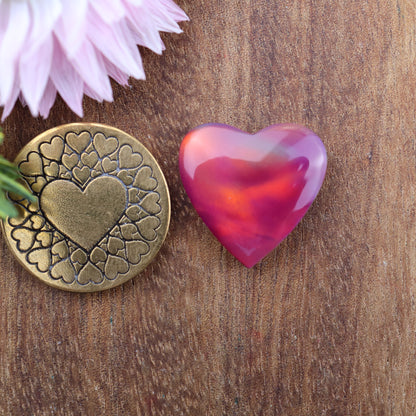 Aurora Opal Cabochon - approx. 17 x 17 x 4.4 mm