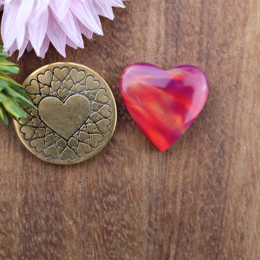 Aurora Opal Cabochon - approx. 17 x 17 x 4.5 mm