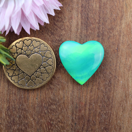 Aurora Opal Cabochon - approx. 17 x 17 x 4.5 mm