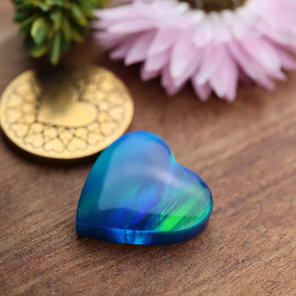 Aurora Opal Cabochon - approx. 17 x 17 x 4.7 mm