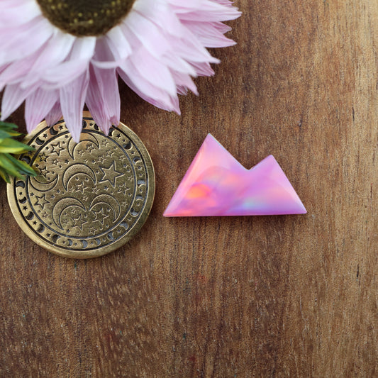 Aurora Opal Cabochon - approx. 19 x 11 x 3.9 mm