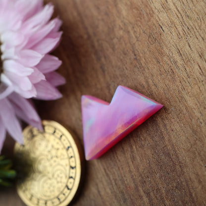 Aurora Opal Cabochon - approx. 19 x 12 x 3.8 mm