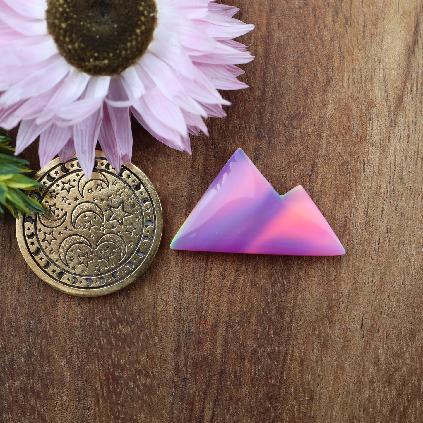 Aurora Opal Cabochon - approx. 23 x 14 x 4.3 mm