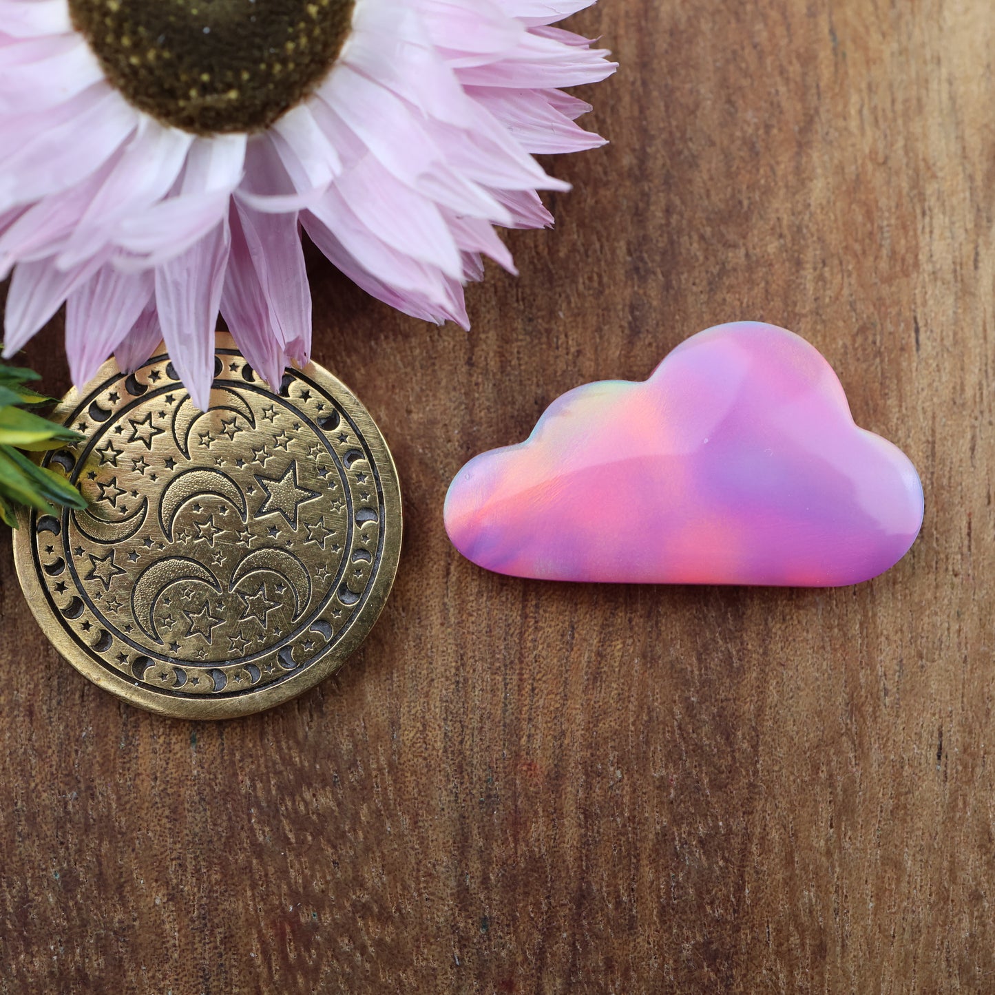 Aurora Opal Cabochon - approx. 24 x 14 x 4.5 mm