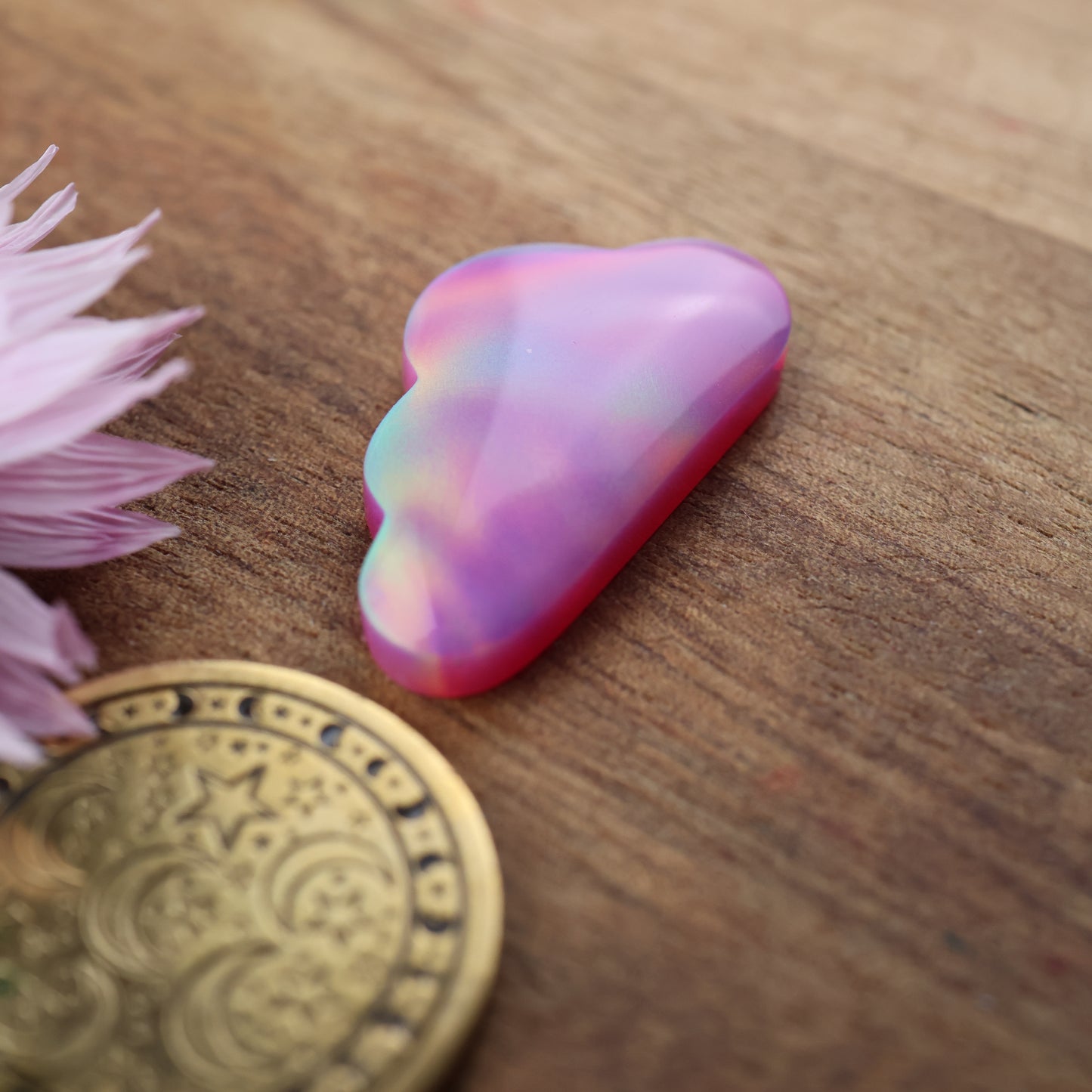 Aurora Opal Cabochon - approx. 24 x 14 x 4.5 mm