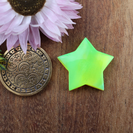 Aurora Opal Cabochon - approx. 20 x 21 x 4.5 mm