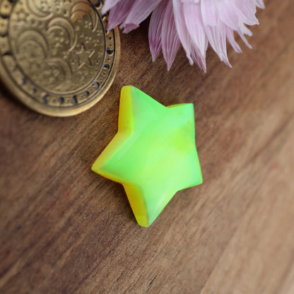 Aurora Opal Cabochon - approx. 20 x 21 x 4.5 mm