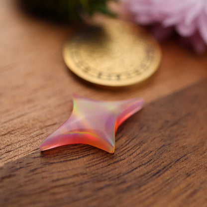 Aurora Opal Cabochon - approx. 21 x 14 x 3.7 mm