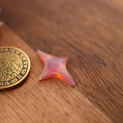 Aurora Opal Cabochon - approx. 21 x 14 x 3.7 mm