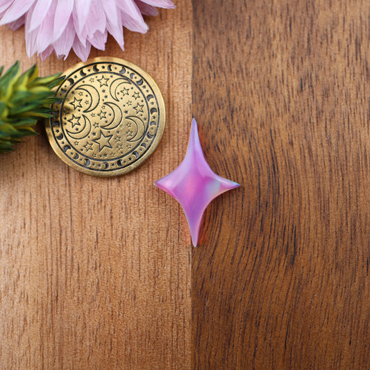 Aurora Opal Cabochon - approx. 21 x 14 x 3.5 mm