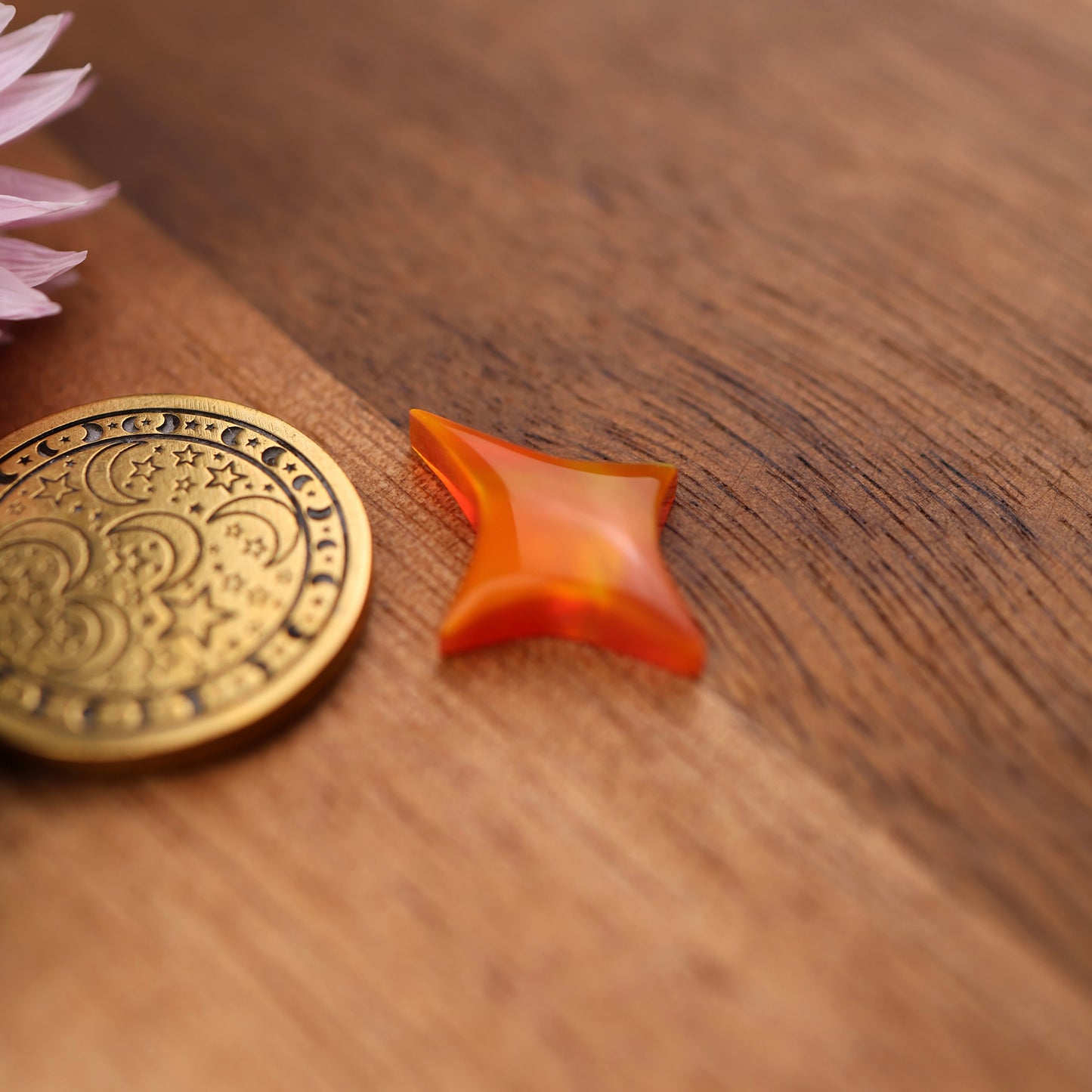 Aurora Opal Cabochon - approx. 19 x 14 x 3.5 mm