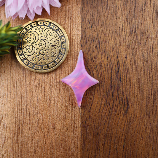 Aurora Opal Cabochon - approx. 21 x 14 x 3.6 mm