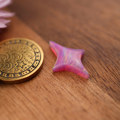 Aurora Opal Cabochon - approx. 21 x 14 x 3.6 mm