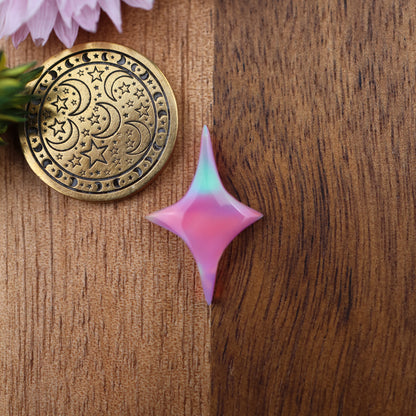 Aurora Opal Cabochon - approx. 22 x 14 x 3.6 mm