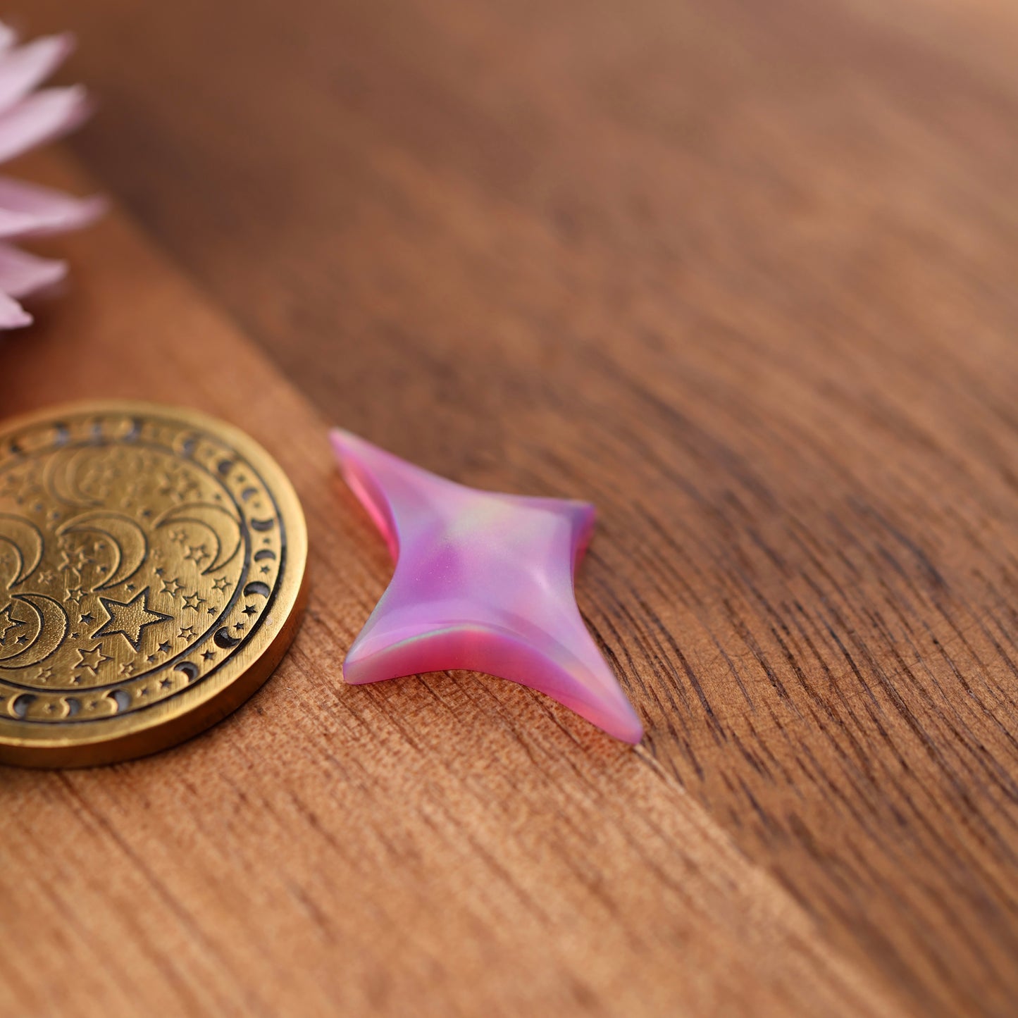 Aurora Opal Cabochon - approx. 22 x 14 x 3.6 mm