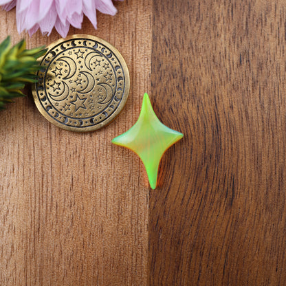 Aurora Opal Cabochon - approx. 19 x 14 x 3.5 mm