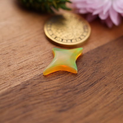 Aurora Opal Cabochon - approx. 19 x 14 x 3.5 mm