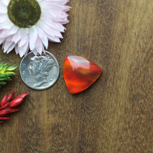 Aurora Opal Cabochon - approx. 17 x 17 x 5.1 mm