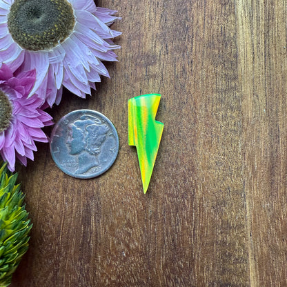 Aurora Opal Cabochon - approx. 25 x 9 x 4.2 mm