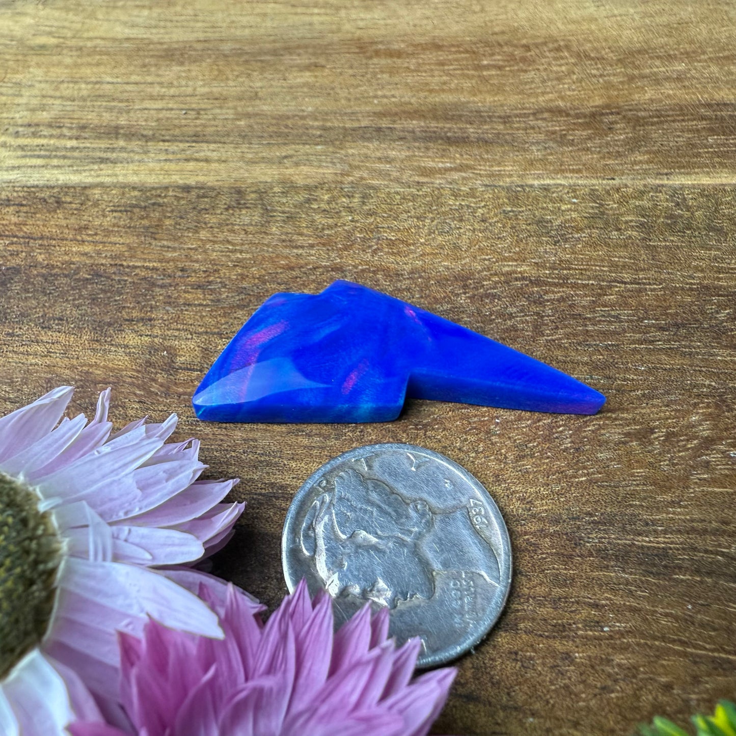 Aurora Opal Cabochon - approx. 35 x 18 x 4.7 mm