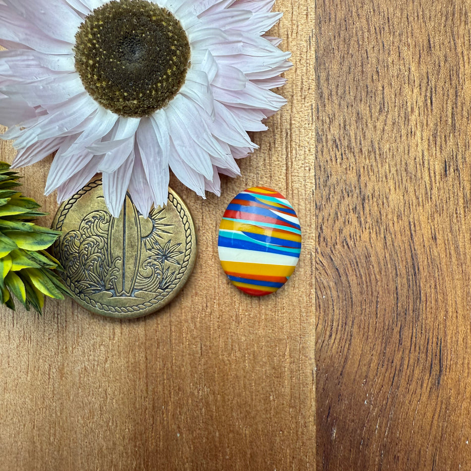 Oregon Surfite Cabochon - approx. 15 x 11 x 4.2 mm