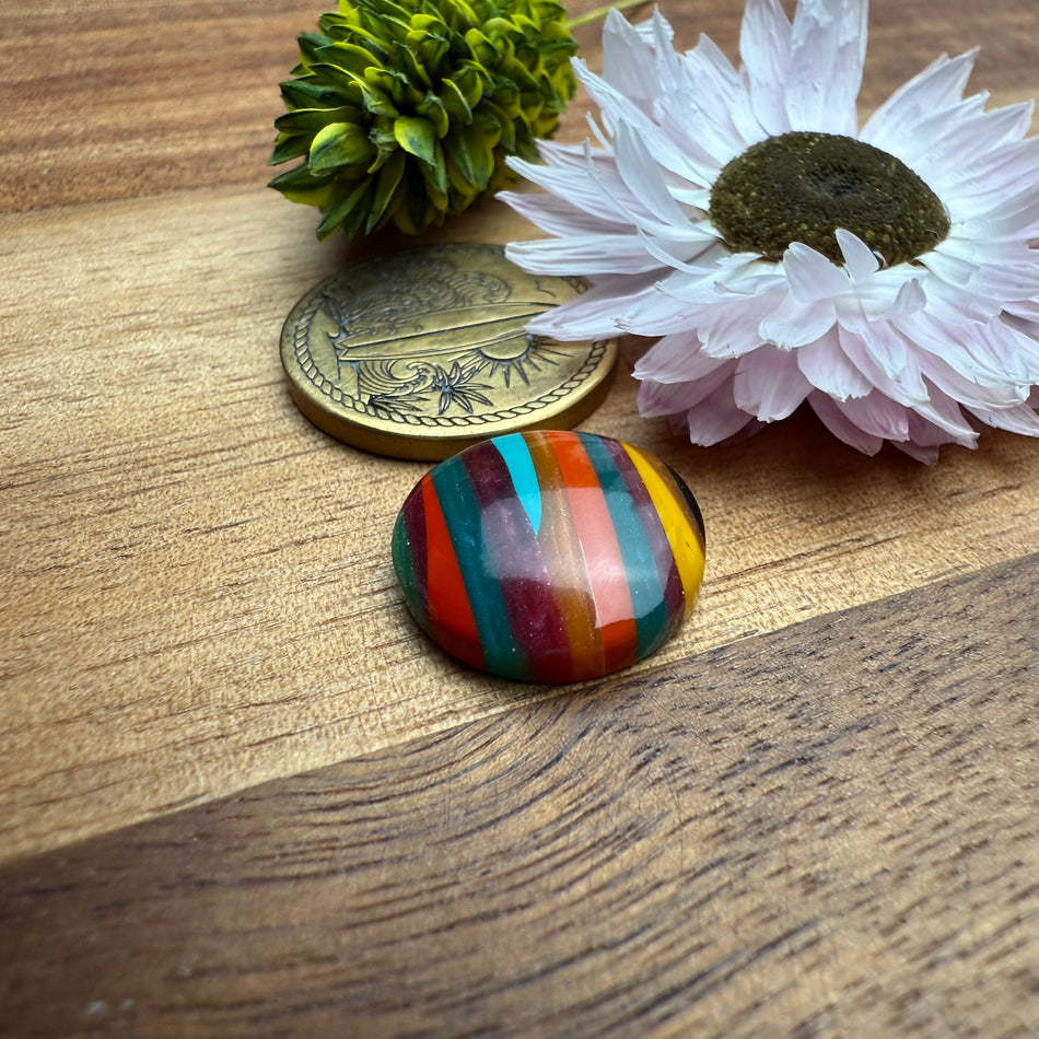 Oregon Surfite Cabochon - approx. 15 x 15 x 4.3 mm