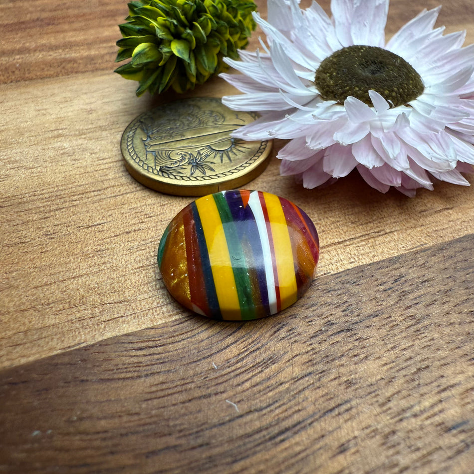 Oregon Surfite Cabochon - approx. 17 x 17 x 4.8 mm