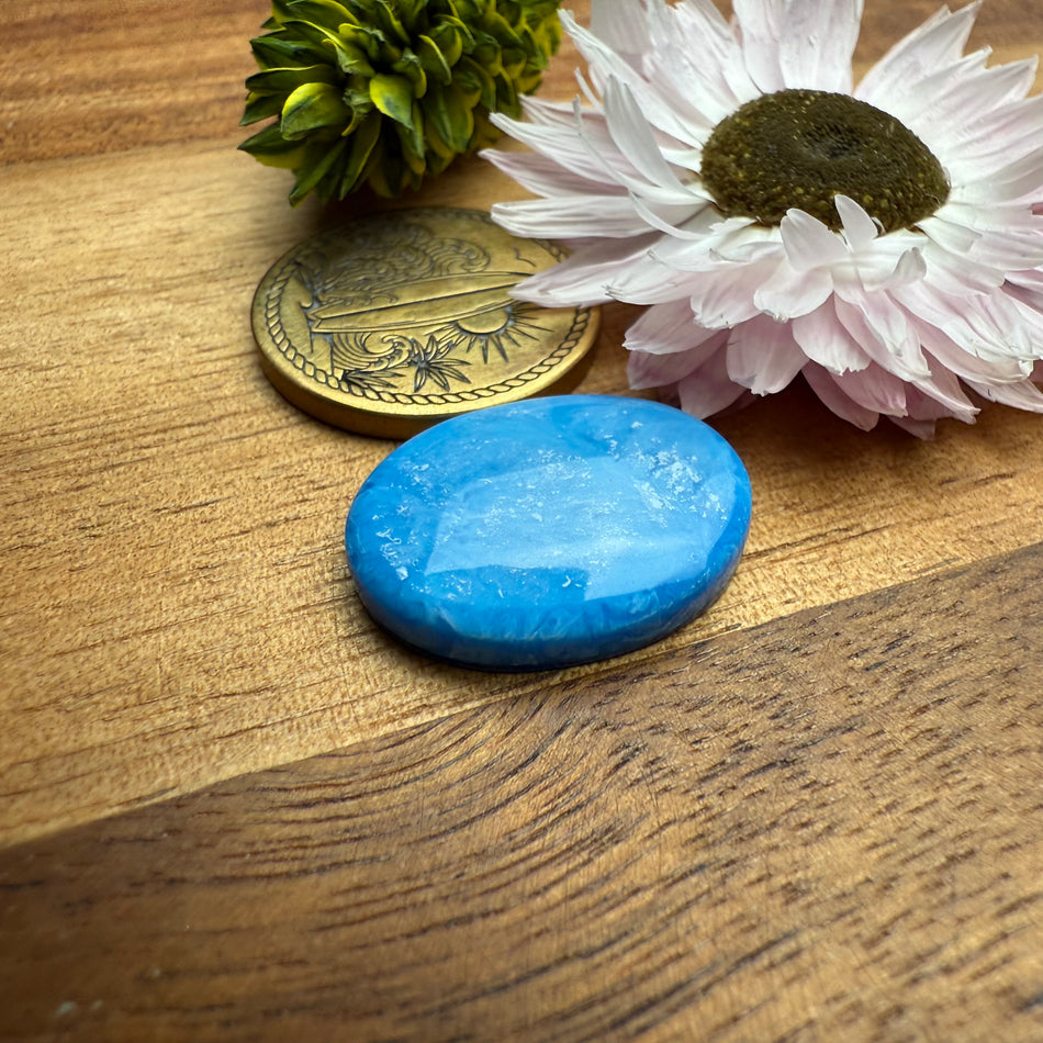 Gower Surfite Cabochon - approx. 19 x 15 x 4.5 mm