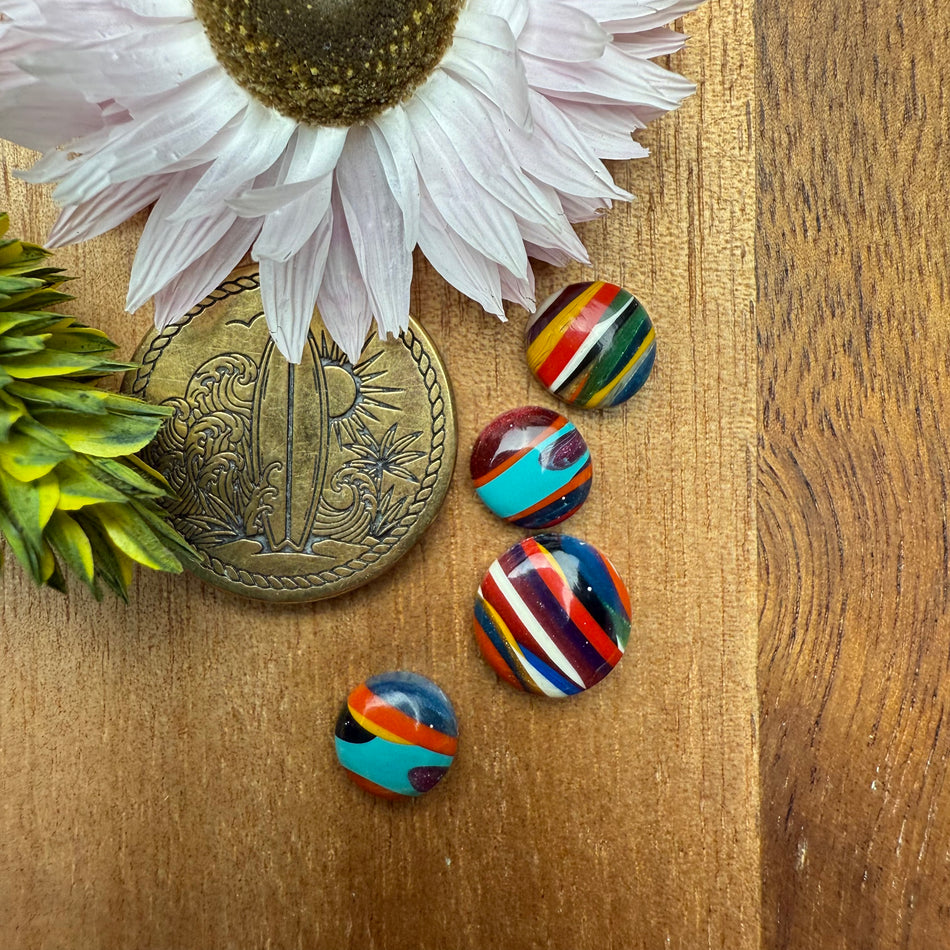 Oregon Surfite Cabochon Set of 4 - Mixed Size