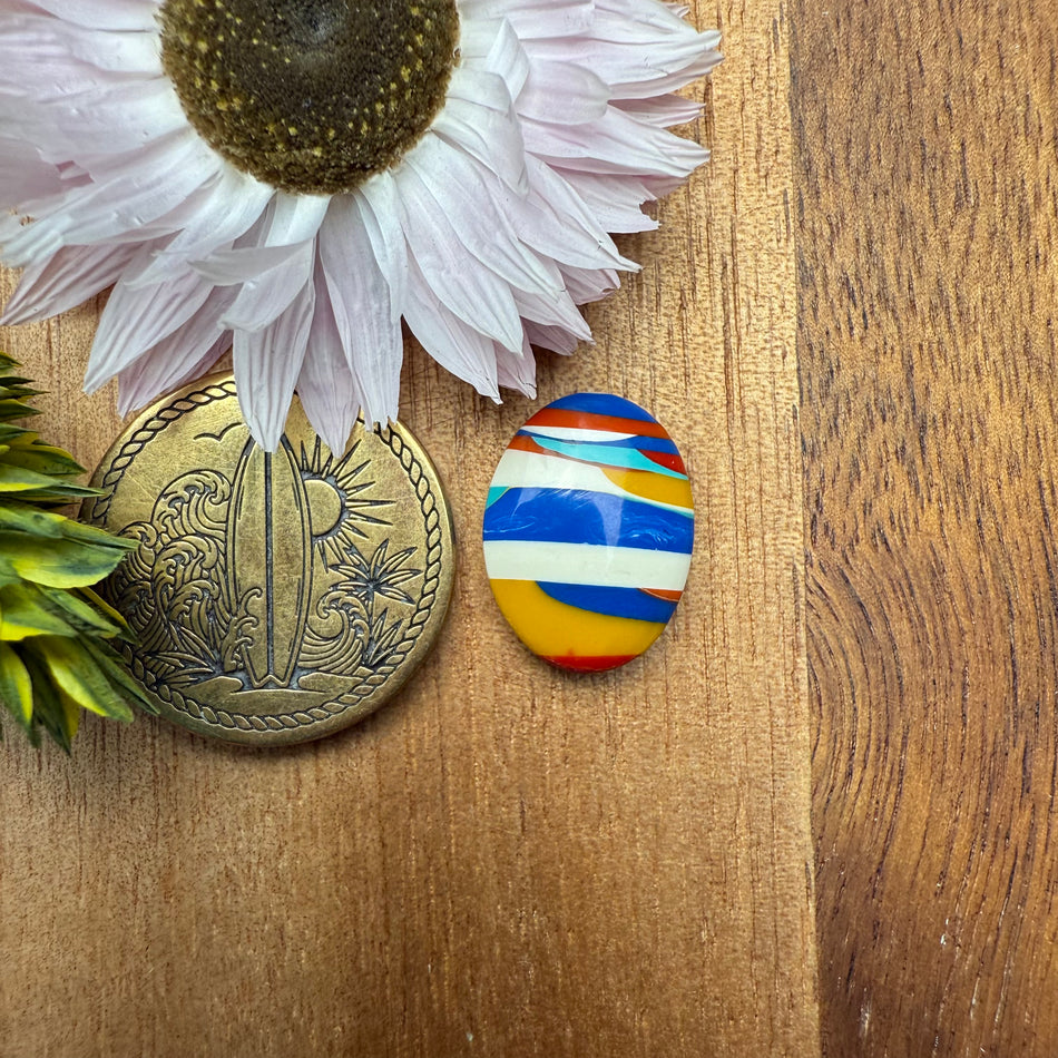 Oregon Surfite Cabochon - approx. 15 x 11 x 4.1 mm