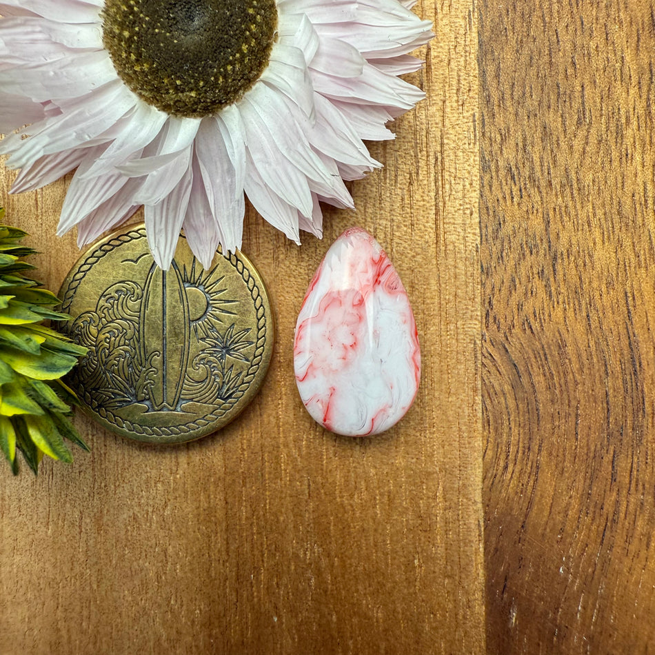 Gower Surfite Cabochon - approx. 18 x 11 x 4.5 mm