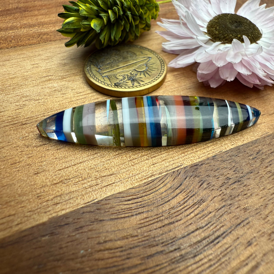Californian Surfite Cabochon - approx. 44 x 12 x 4.9 mm
