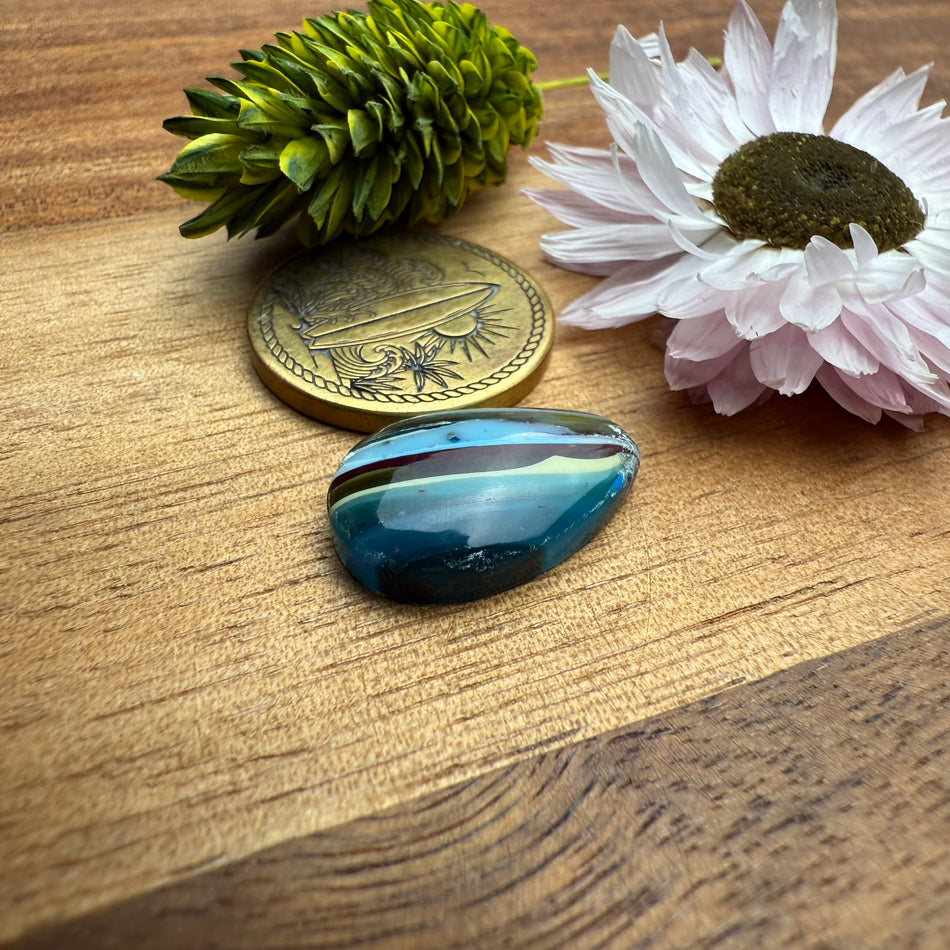 Californian Surfite Cabochon - approx. 18 x 12 x 4.5 mm