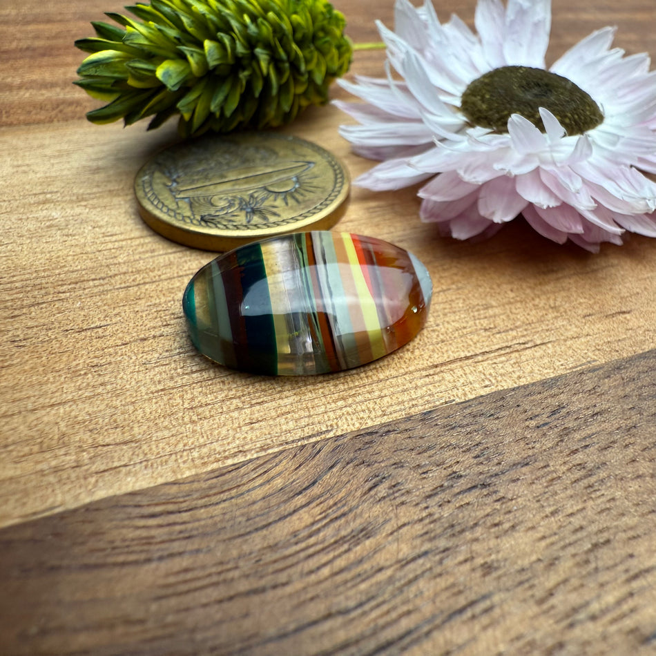 Californian Surfite Cabochon - approx. 19 x 14 x 4.8 mm