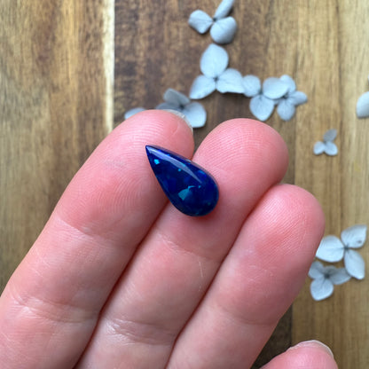 Glitter Opal Cabochon - approx. 14 x 7 x 3.8 mm