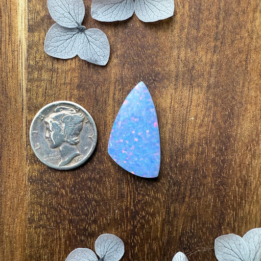 Glitter Opal Cabochon - approx. 24 x 13 x 3.9 mm