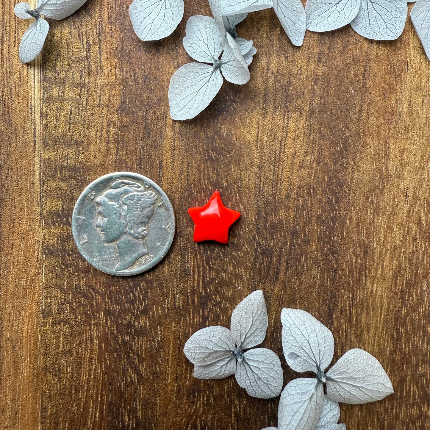 Pool Ball Core Cabochon - approx. 9 x 9 x 3.3 mm