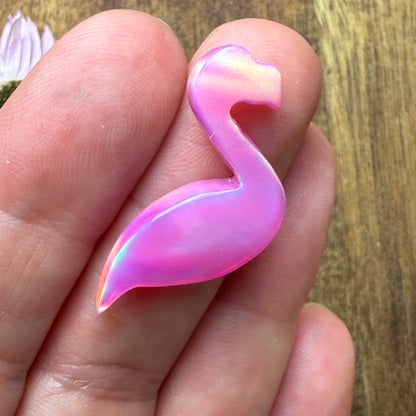Aurora Opal Cabochon - approx. 22 x 20 x 4.4 mm