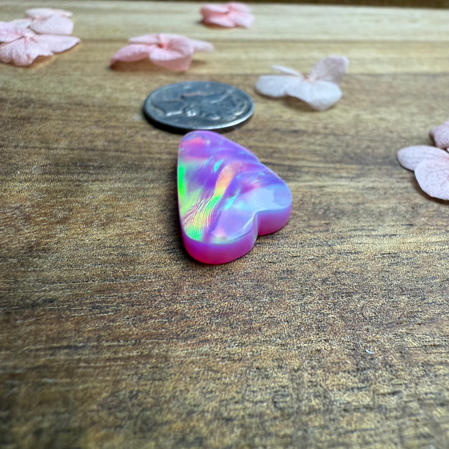 Aurora Opal Cabochon - approx. 24 x 13 x 4.5 mm