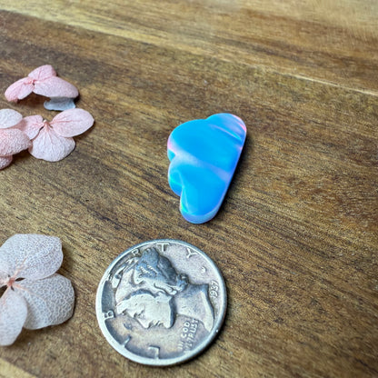 Aurora Opal Cabochon - approx. 24 x 13 x 4.4 mm