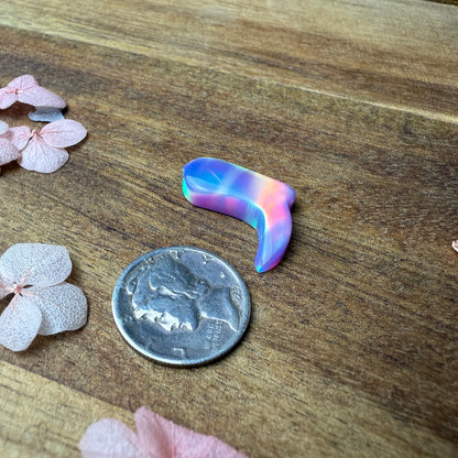 Aurora Opal Cabochon - approx. 18 x 17 x 4.5 mm