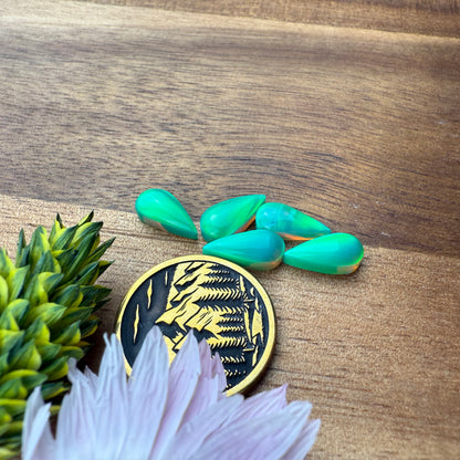 Aurora Opal Cabochon Set of 5 - approx. 11 x 5 mm